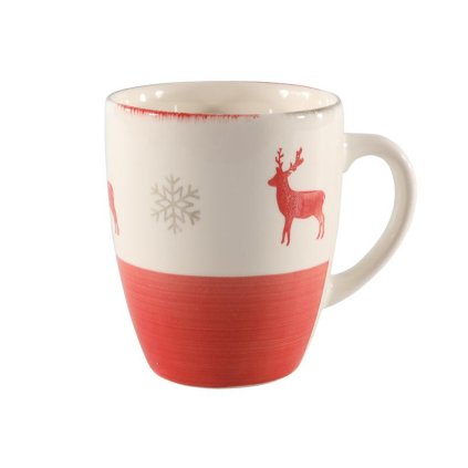 MUG DECOR REINDEER 350 ML