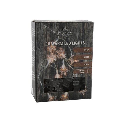 LIGHTSETTER WITH TIMER 100cm, transparent, flakes, plastic
