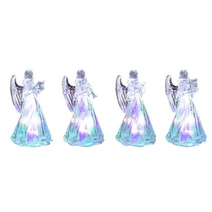 LED CHERUB DECORATION, ASSORT