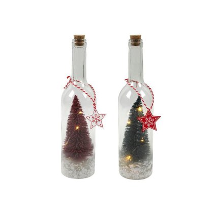 GLASS BOTTLE WITH ICE DECORATION STOMEČEK 29 CM, ASSO