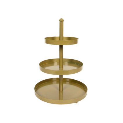 METAL CANDY EXTRACTOR 3 TIERS, GOLD