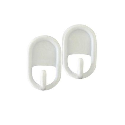 TORO Plastic Self-Adhesive Hooks, 2 pcs