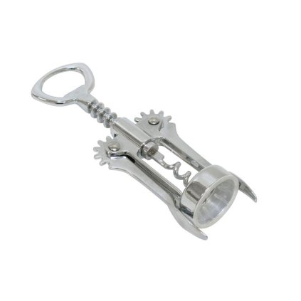 Corkscrew chrome with wings, 16 x 4, 3 cm