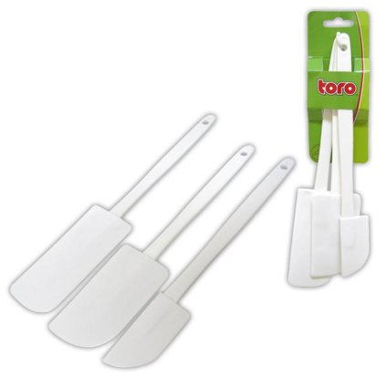 Baking spatula 3 pcs, 26, 5 x 4, 6 cm, 24, 5 x 5 cm, 25 x 3 cm