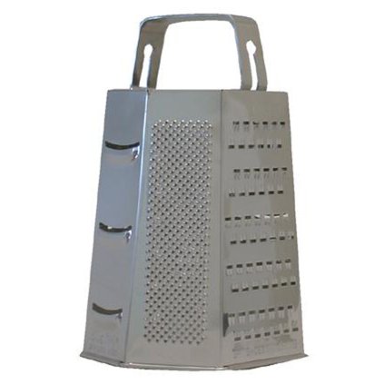 Stainless steel hexagonal grater, 22 x 9, 5 cm