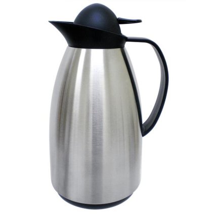 Stainless steel thermos with aroma button 1 l