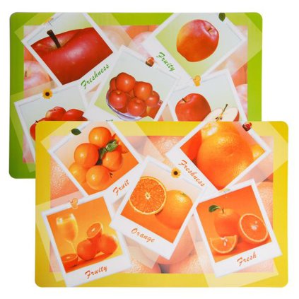 Plastic placemat TORO 28x43cm fruit MIX motifs