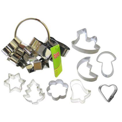 Candy cutters 8 pcs, stainless steel