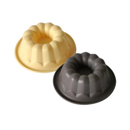 Mini bundt cake mould, silicone, 2pcs