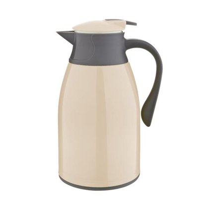 Plastic thermos with dispensing cap TORO 1000ml glass insert