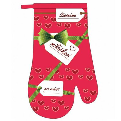 KITCHEN MITT, GIFT, DARLING 27X17CM