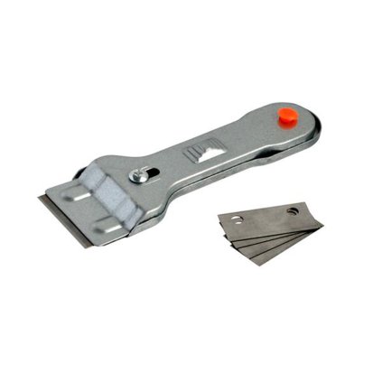 SCRAPER FOR CERAMIC HOB WITH SPARE BLADES