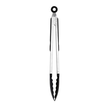 SALAD TONGS STAINLESS STEEL+NYLON 35X3,5X4,5CM