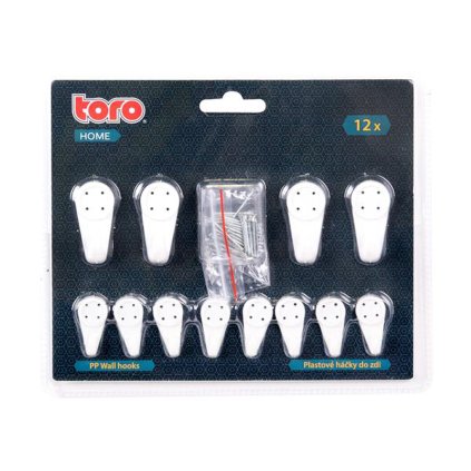 WALL HOOKS 12PCS