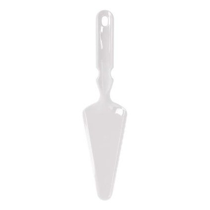 Cake server, 26 cm, white