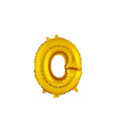 BALLOON LETTER "O", SIZE: APPROX. 30CM, MATT GOLD