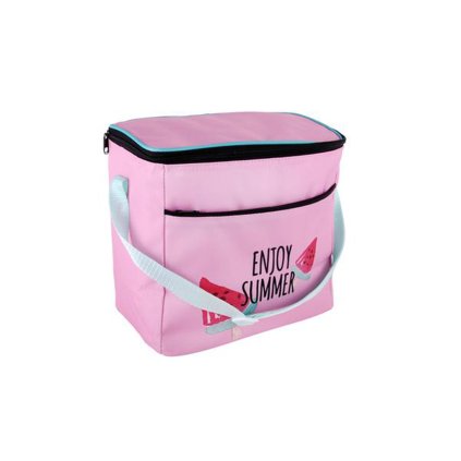 ZIPPERED COOLER BAG WITH HANDLE 8L 2 ASSORT