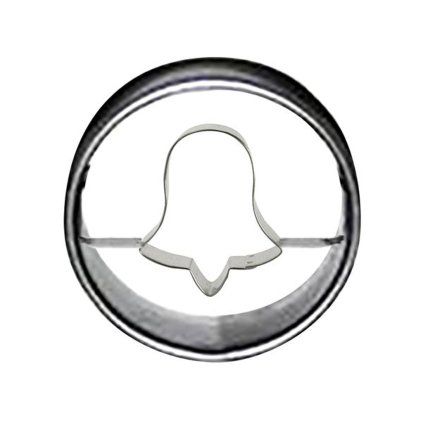 Cookie cutter 4 cm circle – bell