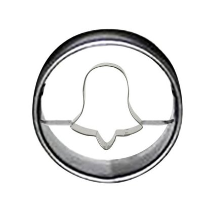 COOKIE CUTTER 4CM ROUND-BELL