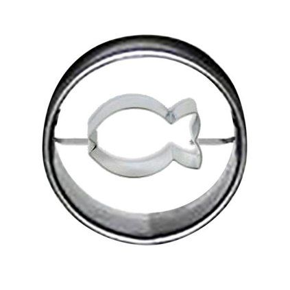 4 cm round cookie cutter – fish