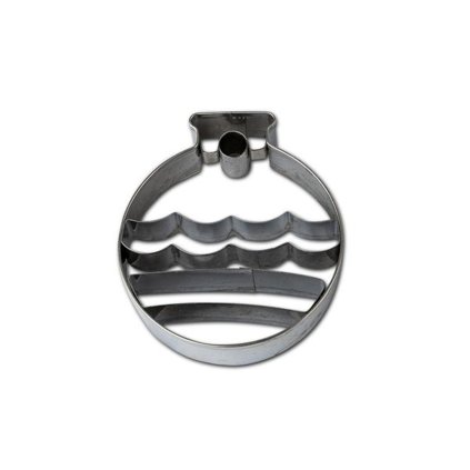 COOKIE CUTTER FOR CHRISTMAS BALLS,7-8CM,SILVER