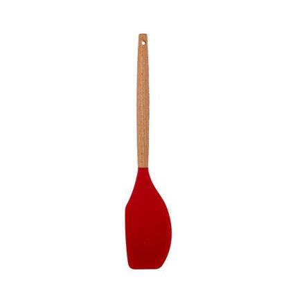 SQUEEGEE "KITCHISIMO" RED SILICONE/WOOD