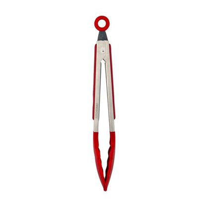 PLIERS "KITCHISIMO" RED SILICONE/STAINLESS STEEL
