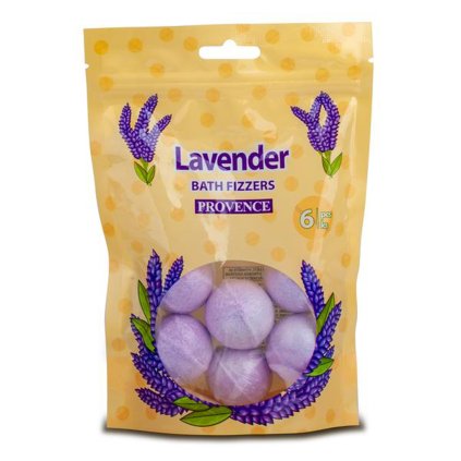 SPARKLING BATH BOMB PROVENCE 6PCS 20G LAVENDER
