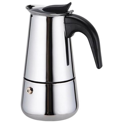 COFFEE MAKER KITCHISIMO CAFETERIA 6 CUPS STAINLESS STEEL