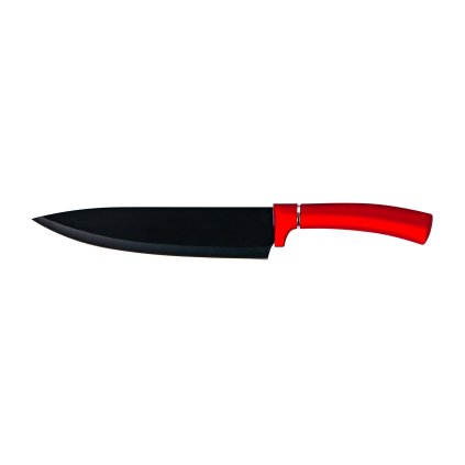CHEF'S KNIFE "KITCHISIMO "RED+SILVER HANDLE