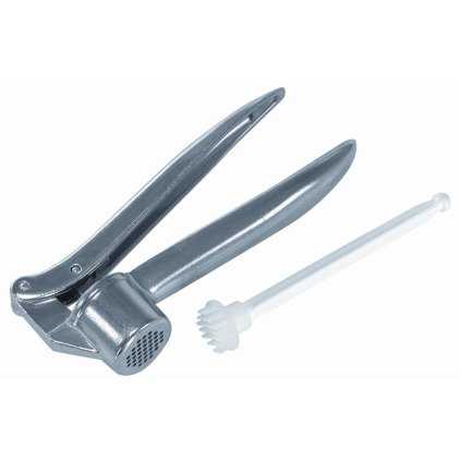 ALUMINIUM GARLIC PRESS WITH PLASTIC CLEANER