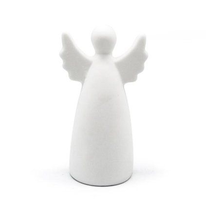 Ceramic LED angel TORO 12.5 cm