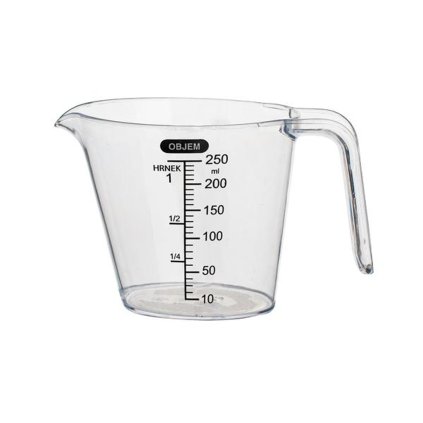 MEASURING CUP 250ML 13,5X7,8X8,7CM PLASTIC