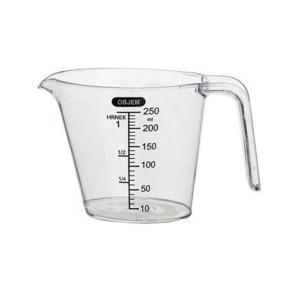TORO plastic measuring cup with spout 250 ml