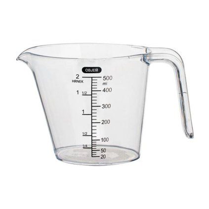 TORO plastic measuring cup with spout 500 ml