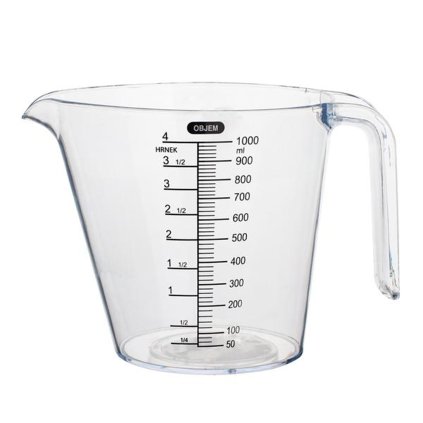 MEASURING CUP 1L 19,5X11,5X13,3CM PLASTIC