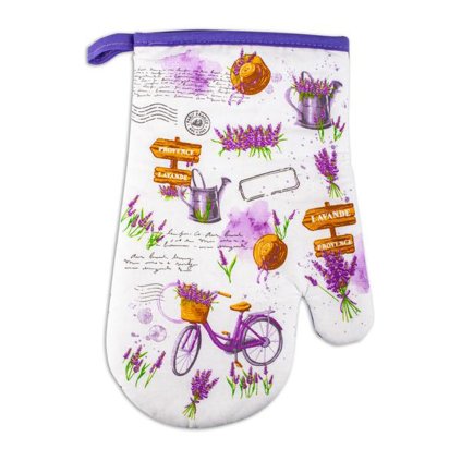 KITCHEN MITT NEW LAVENDER 19X27CM