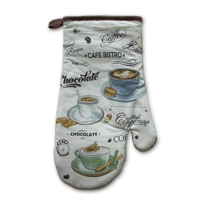 KITCHEN POTHOLDER 18X30CM CAFE BISTRO