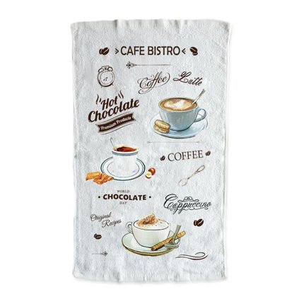 CAFE BISTRO TEA TOWEL 38X63CM