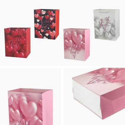 GIFT BAG, 32X26X12CM, ASSORT