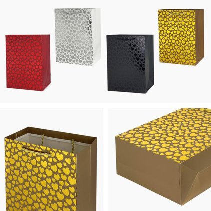 GIFT BAG, 23X18X10CM, ASSORT