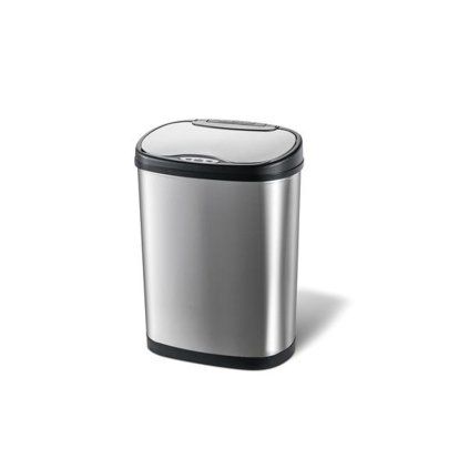 TORO stainless steel sensor waste-sorting bin 42 l
