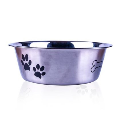 PET BOWL 17CM, STAINLESS STEEL