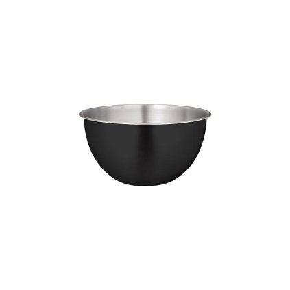 BOWL, STAINLESS STEEL WITH MATT BLACK PAINT 21 CM