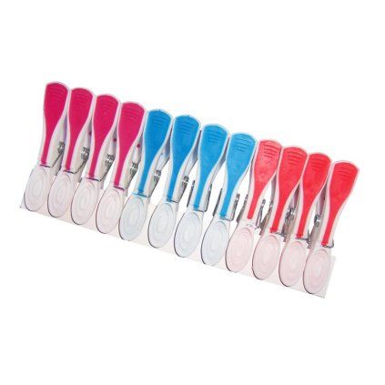 TORO plastic clothes pegs, 12 pcs