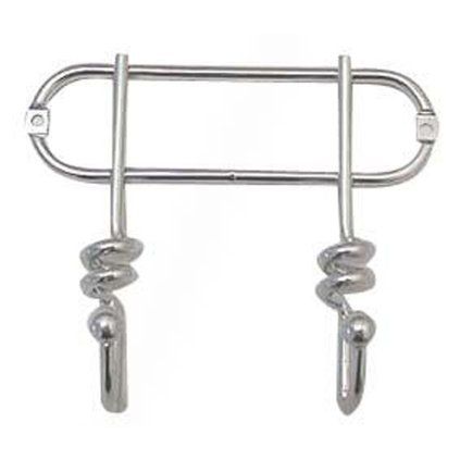 TORO Twist wall-mounted coat rack, 2 hooks