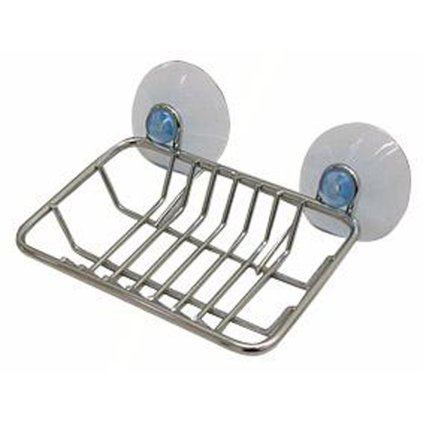 Soap holder with suction cups 8,6 x 12 x2 cm