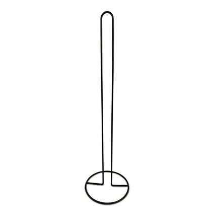 TOILET PAPER HOLDER MAT BLACK 16X16X56CM SS