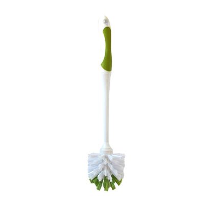 TOILET BRUSH, WHITE/GREEN 7,5X32CM