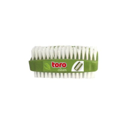 DOUBLE-SIDED BRUSH, WHITE/GREEN 9X4X5CM